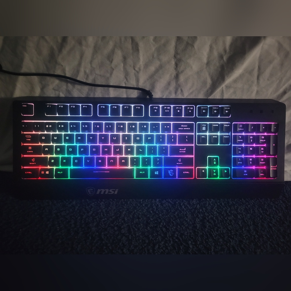 MSI Gaming Backlit RGB Wired Keyboard